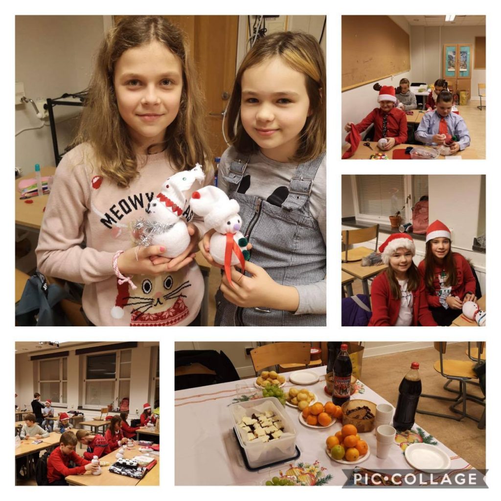 Spotkania świąteczne w klasie 1b i 4b