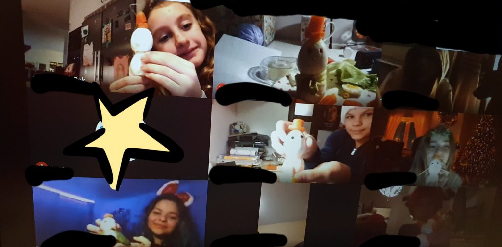 Warsztaty Bożonarodzeniowe on-line w klasie 7