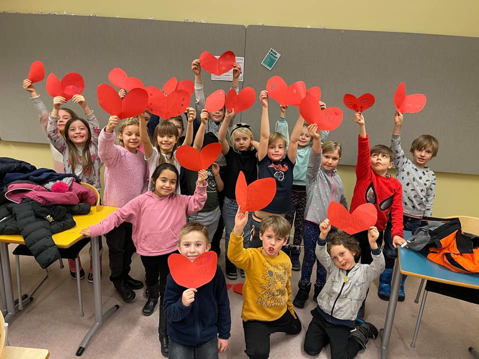 Walentynki w klasie 4b