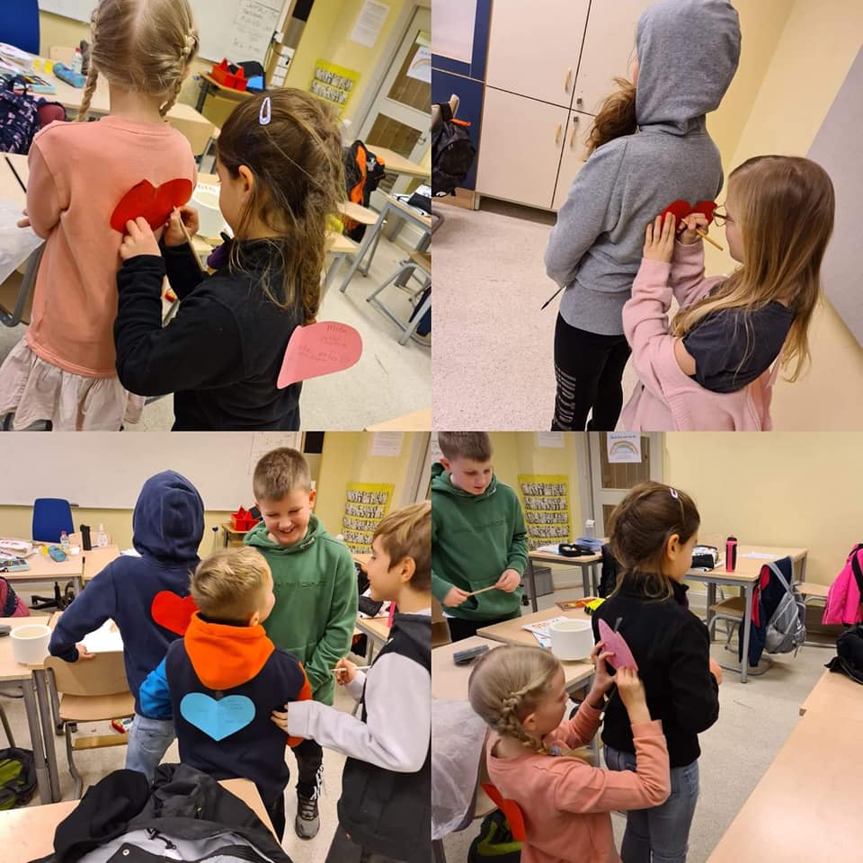 Walentynki w klasie 3b i 3c