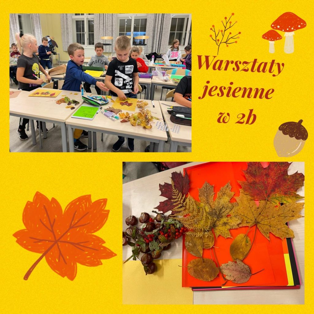 Jesienne warsztaty w klasie 2b