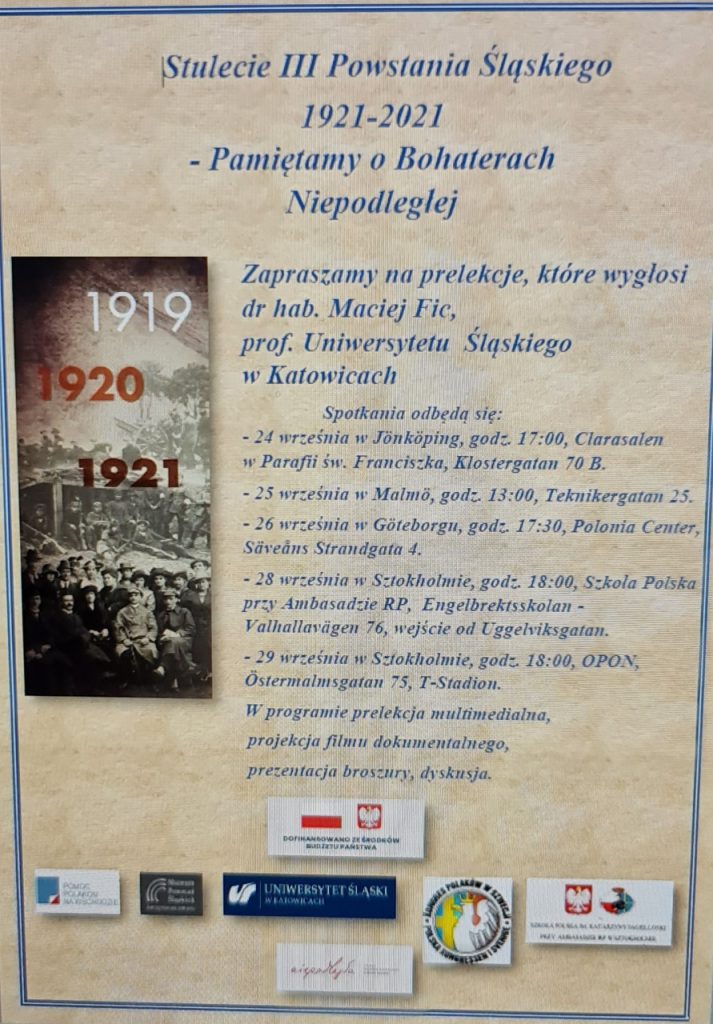 Stulecie III Powstania Śląskiego 1921-2021 – Pamiętamy o Bohaterach Niepodległej.