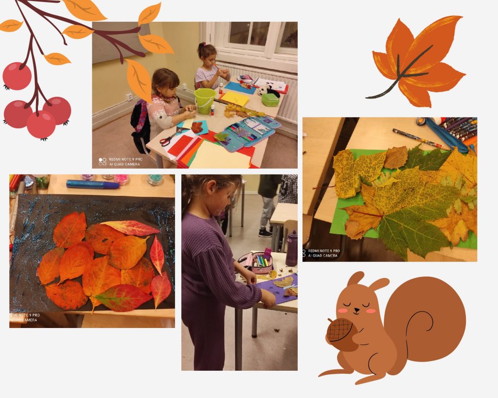 Jesienne warsztaty w klasie 1b