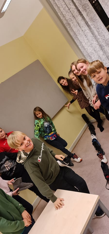 Zabawy andrzejkowe w klasie 5a