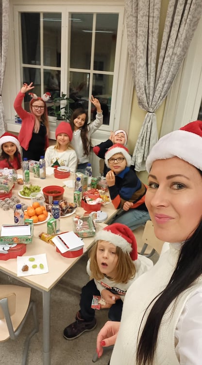 Spotkanie świąteczne w klasie 3a