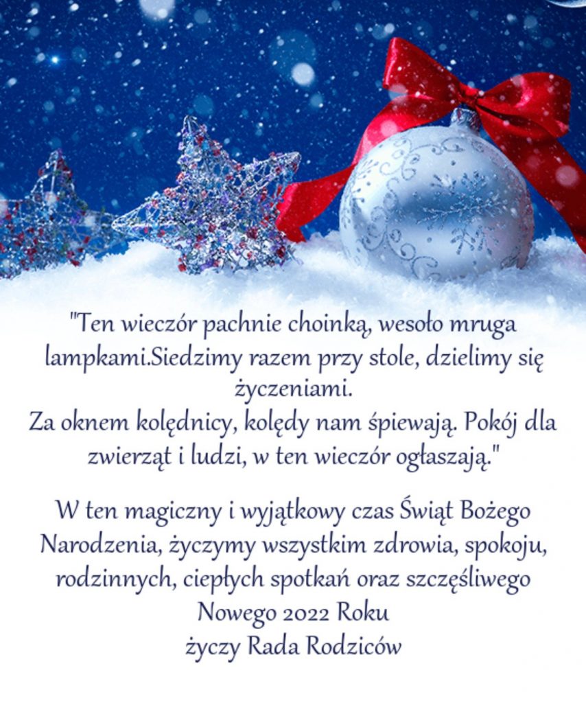 Życzenia od Rady Rodziców