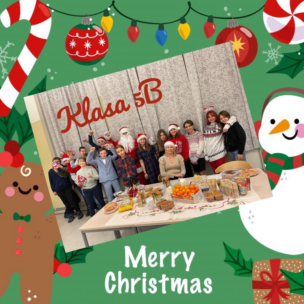 Spotkanie świąteczne w klasie 5b