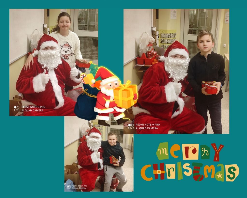 Mikołaj w klasie 4b