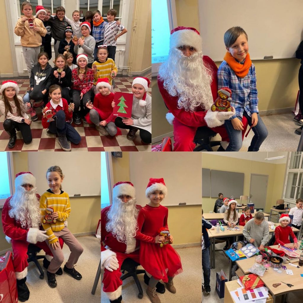 Mikołaj w klasie 3c