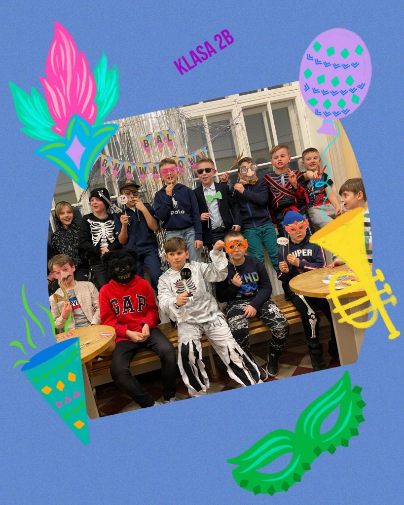 Bal karnawałowy w klasie 2b
