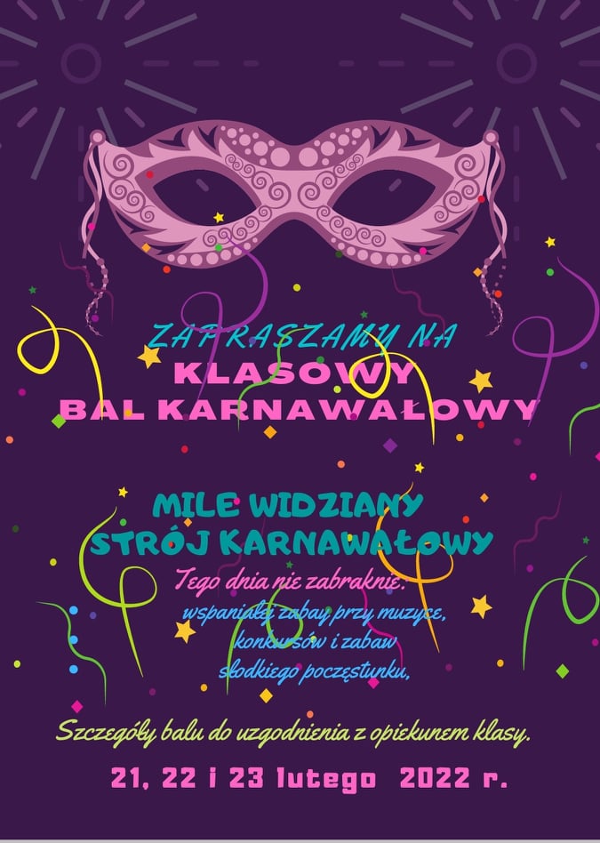 Bal karnawałowy :)
