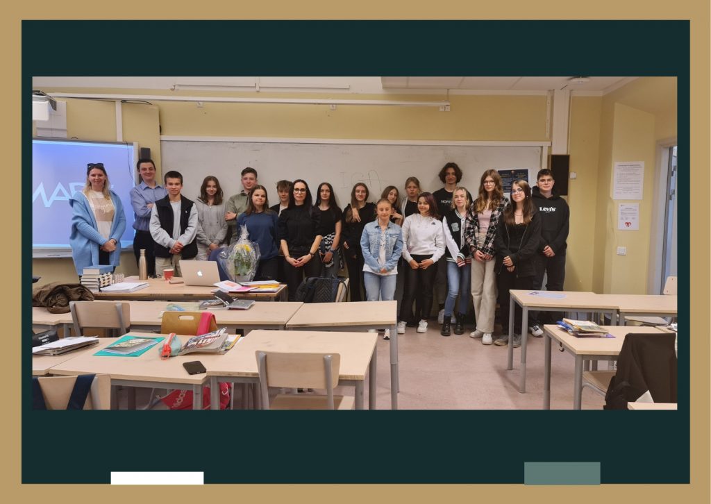 Spotkanie klasy 8 i LO z Panią Igą z Fundacji Zaginieni