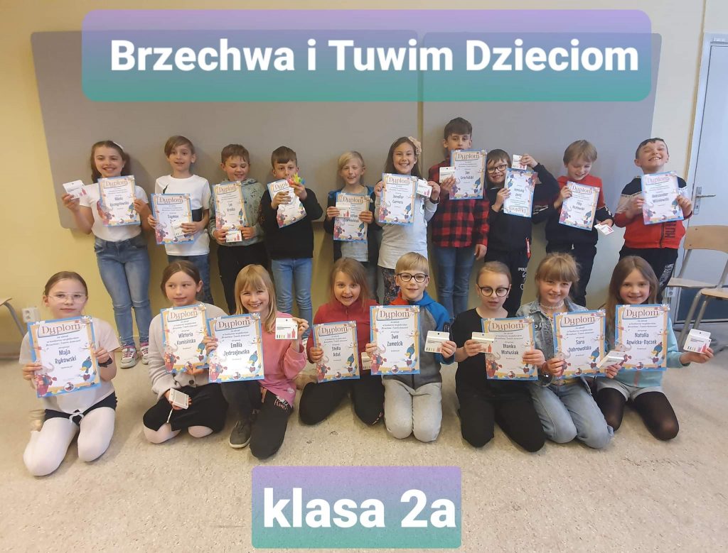 Konkurs recytatorski w klasie 2a