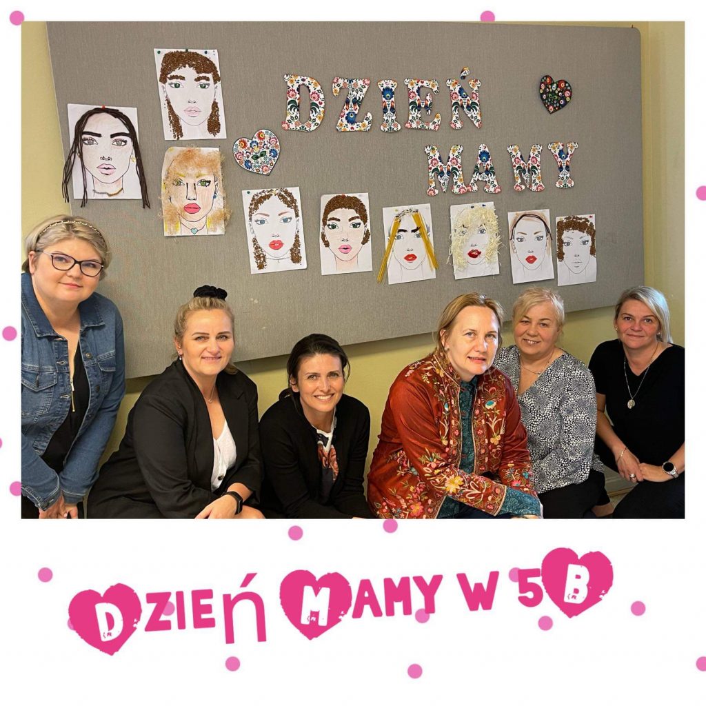 Dzień Mamy i Dzień Dziecka w klasie 5b