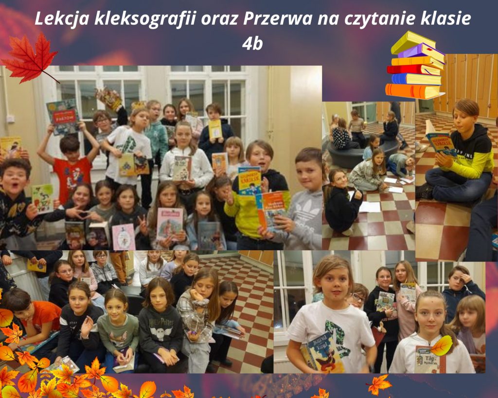 Warsztaty Pana Kleksa w klasie 4b