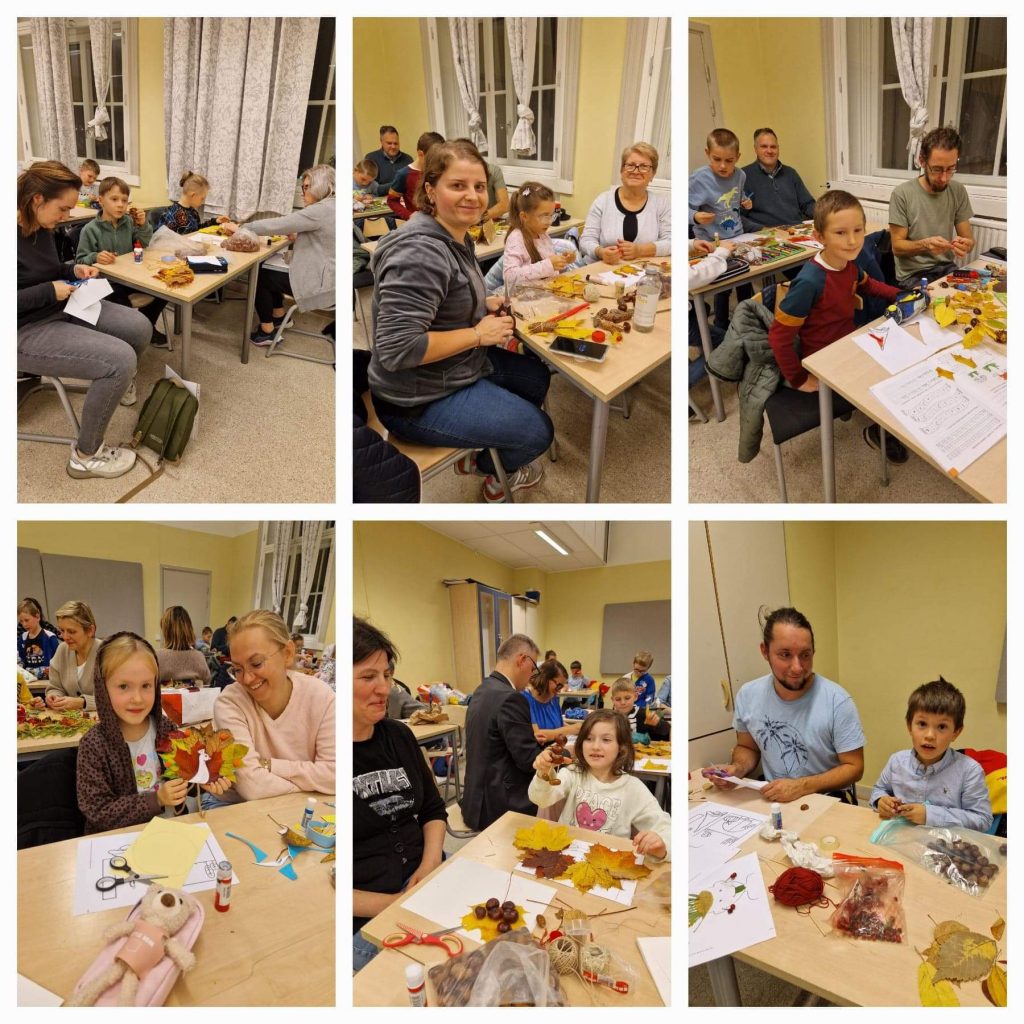 Warsztaty jesienne z udziałem rodziców, w klasie 1a 🍁🍂🍁🍂