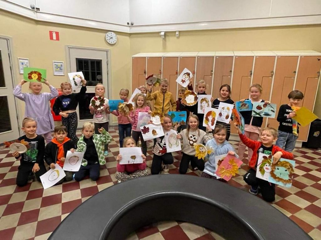 Warszataty jesienne z udziałem rodziców,  w klasie 1b