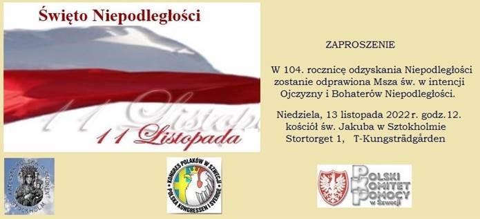 Uroczysta Msza św. w intencji Ojczyzny i Bohaterów Niepodległości.