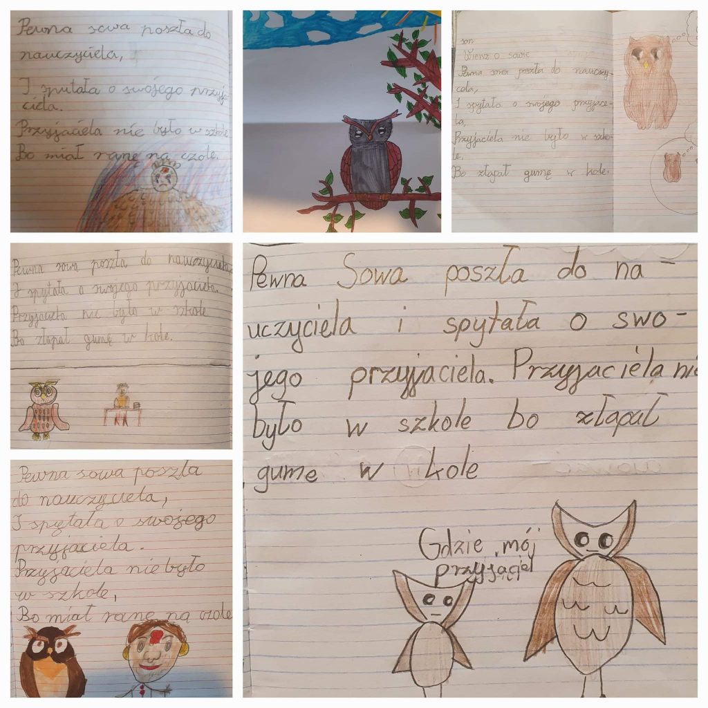 Zabawa w poetów w klasie 3a.