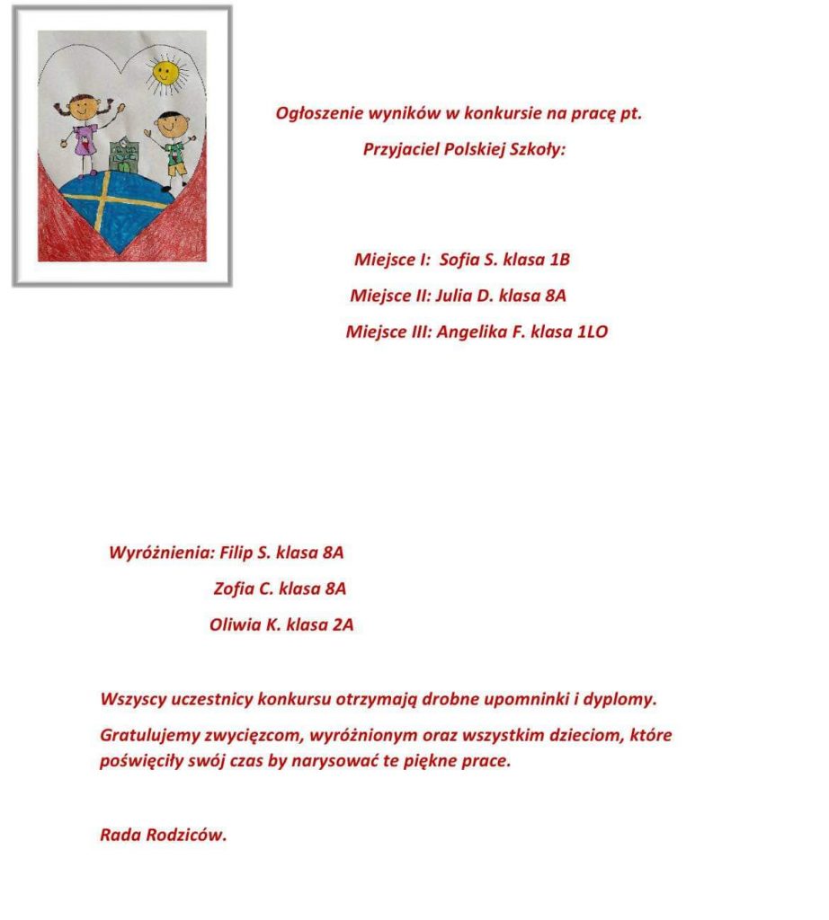 Wyniki konkursu 📣📣📣