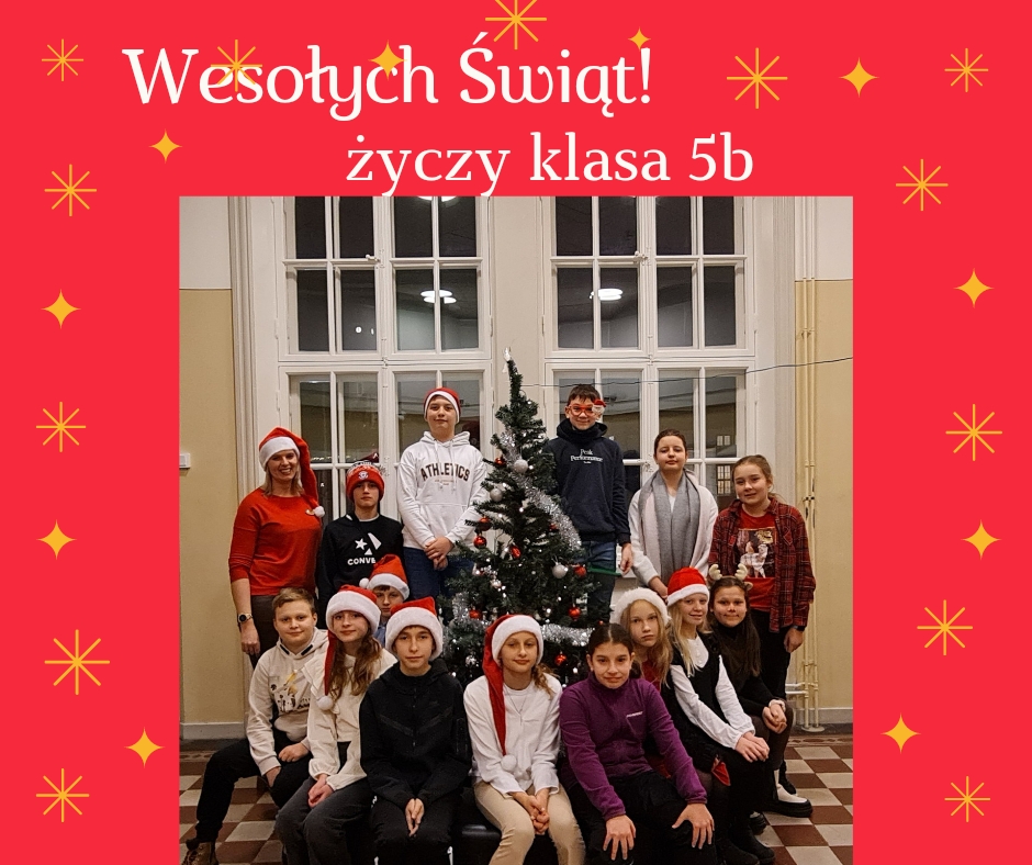 Świąteczne warsztaty w klasie 5b