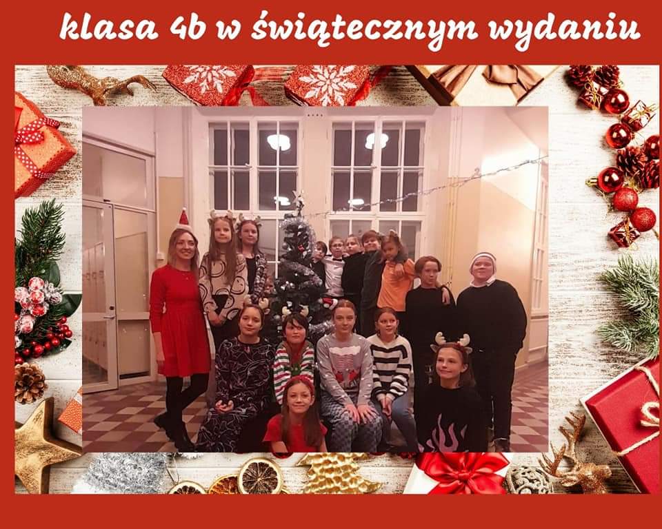 Świąteczne tradycje w klasie 4b