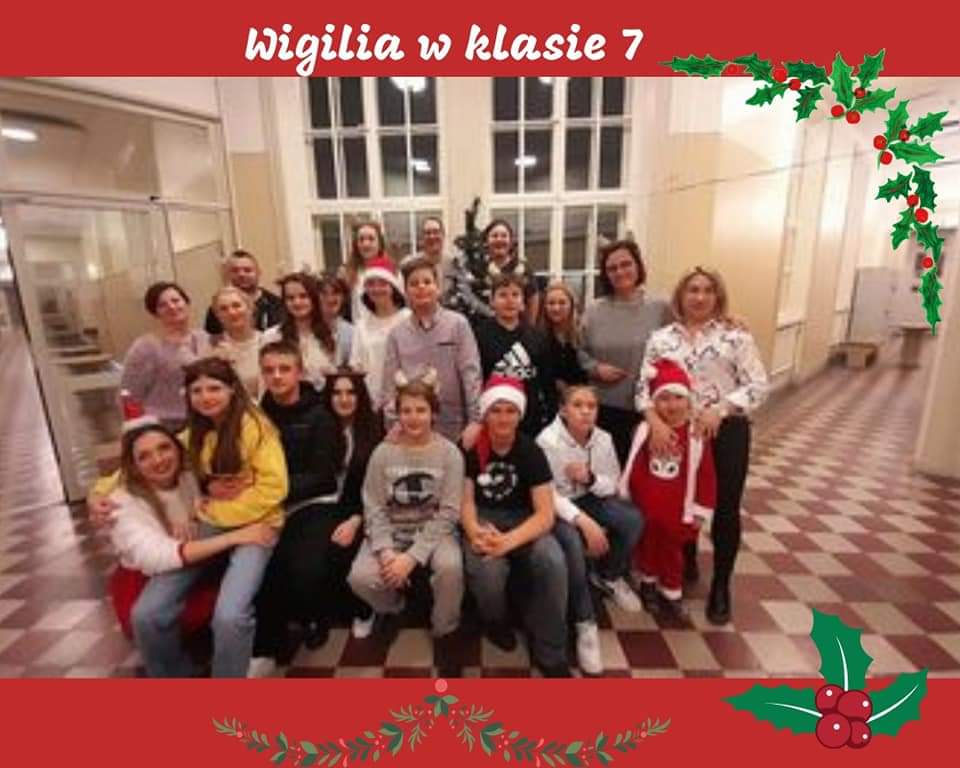 Świąteczne tradycje w klasie 7