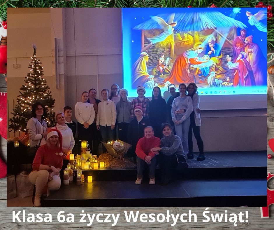 Spotkanie świąteczne w klasie 6a