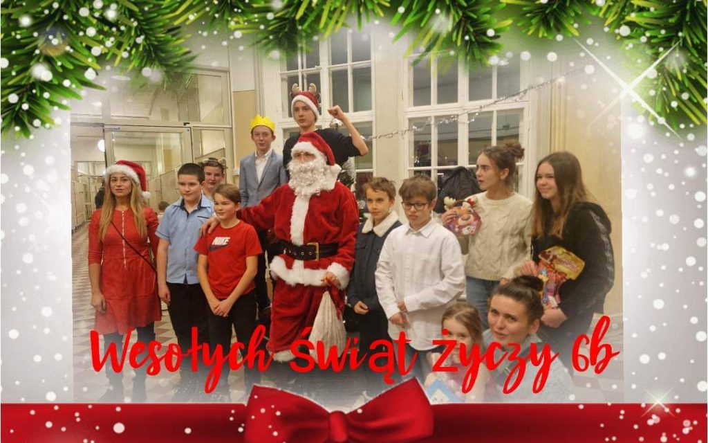 Świąteczne spotkanie w klasie 6b