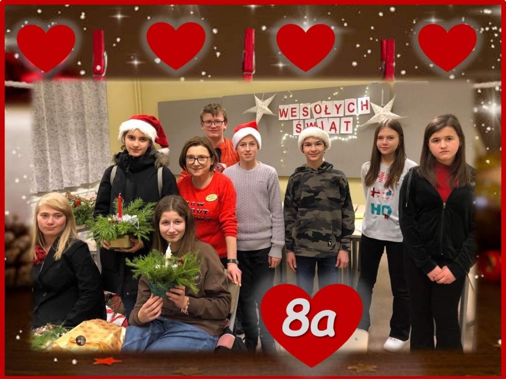 Świąteczne tradycje w klasie 8a i 8b
