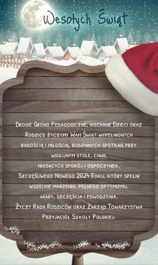 Bożonarodzeniowe życzenia od Rady Rodziców 🎄