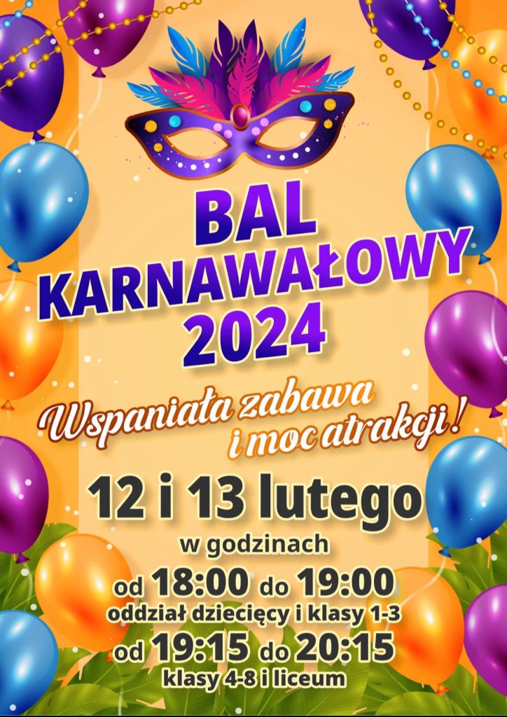 Bal karnawałowy 🎉