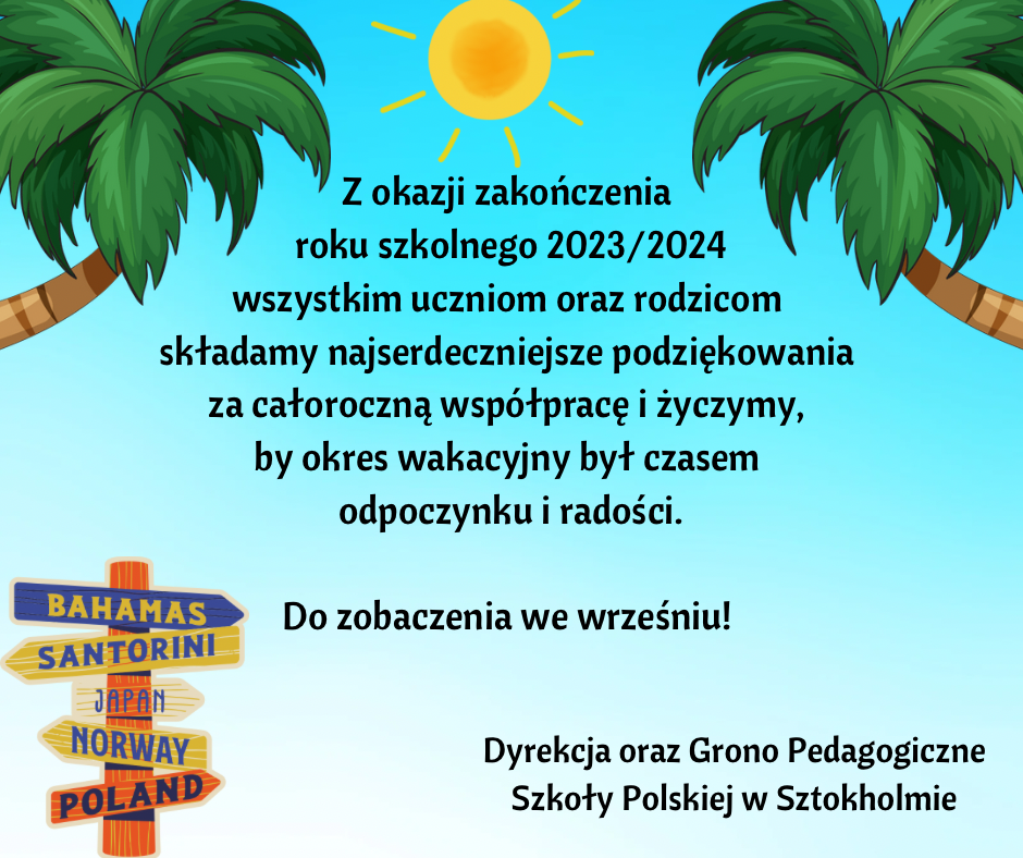 Cudownych wakacji ❤️