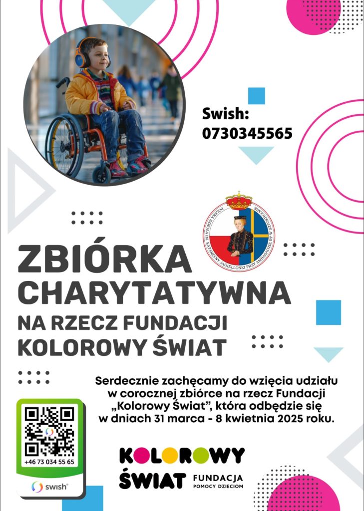 Zbiórka charytatywna na rzecz Fundacji Kolorowy Świat