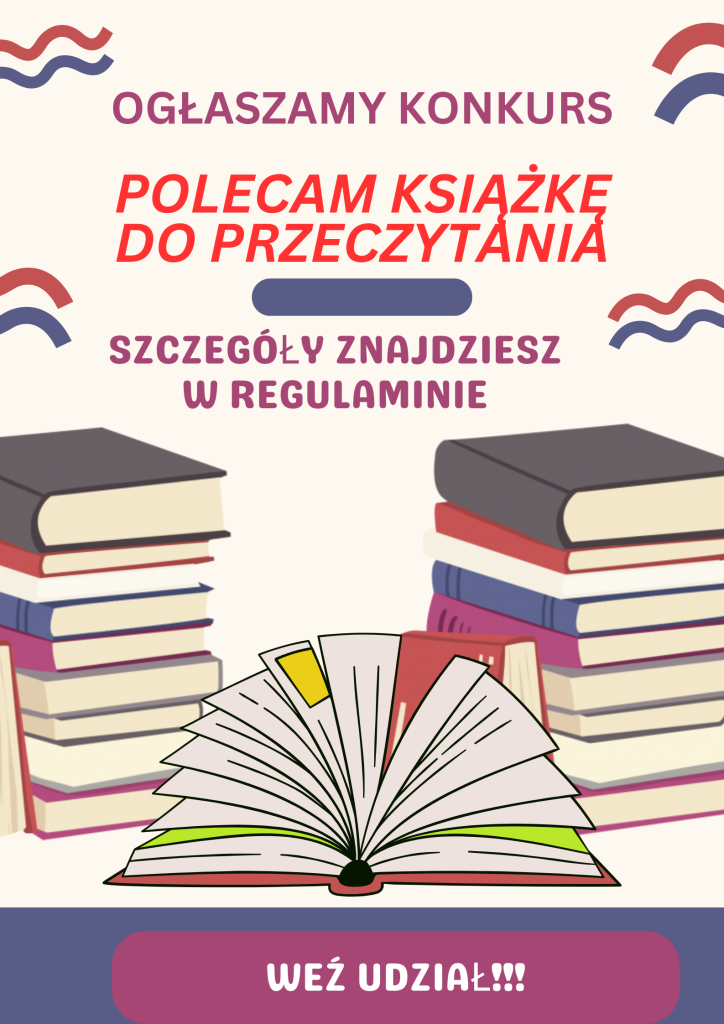 Konkurs „Polecam książkę do przeczytania”