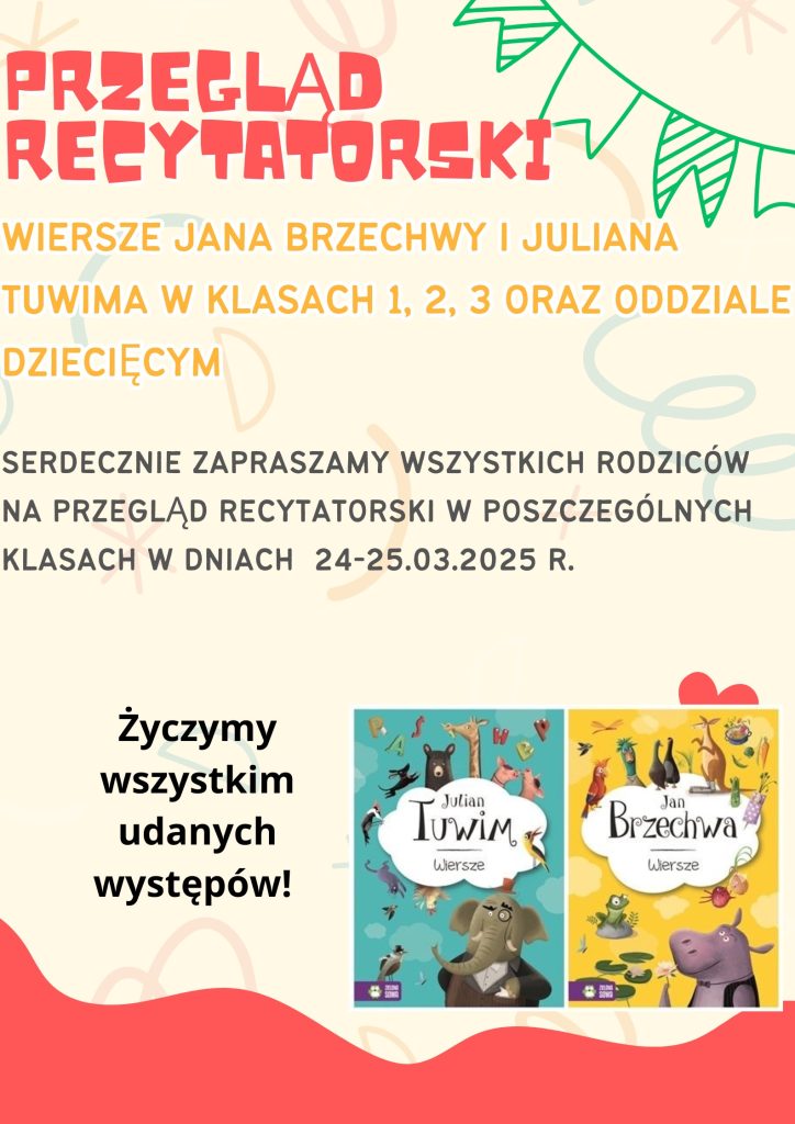 Klasowy przegląd recytatorski