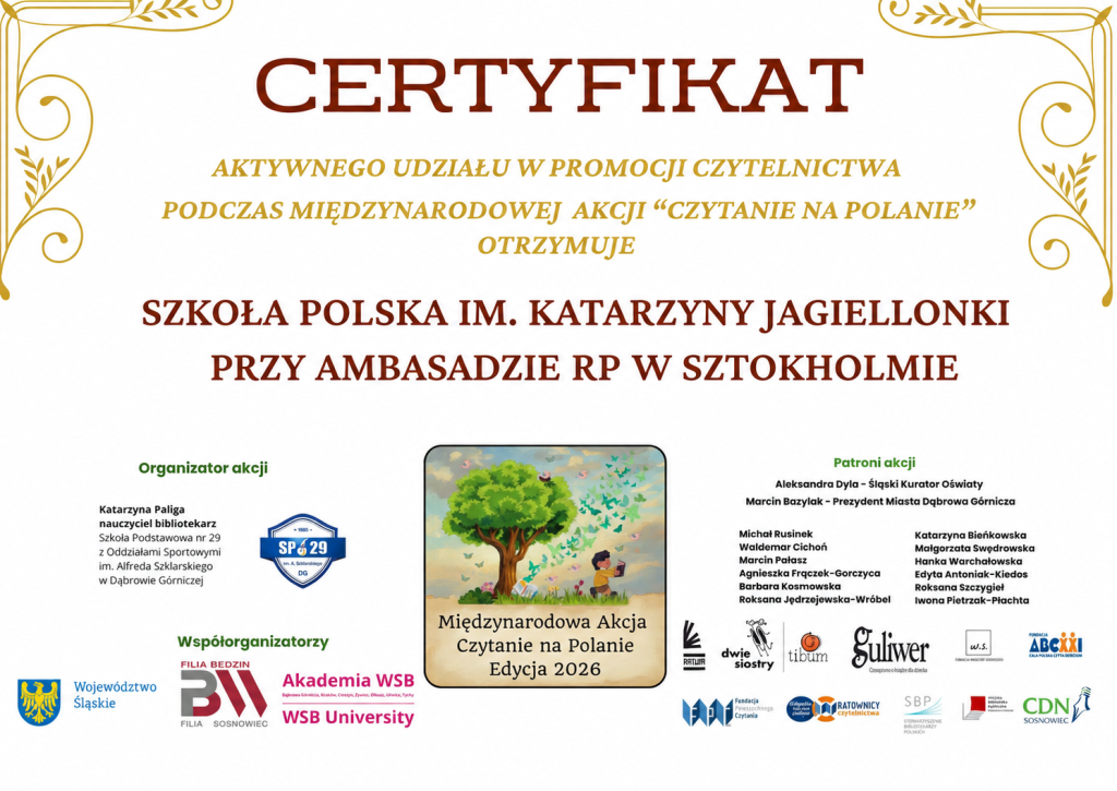 Akcja: „Czytanie na polanie”